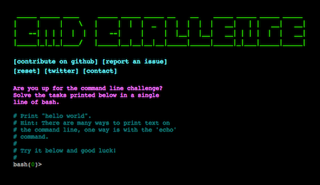 Commandline Challenge