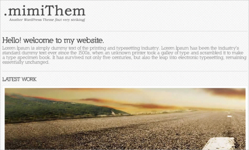 mimiThem Free WP Theme