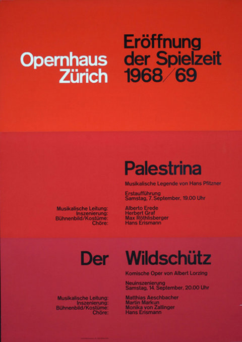 Swiss Style Poster Grid System and Style Sheets - layout example