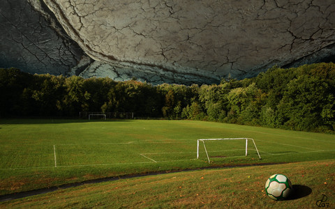 Beautiful Nature Wallpapers - Planet Football by ~meatcar