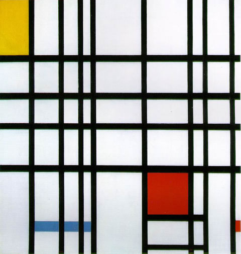 Composition with Red, Yellow, and Blue
