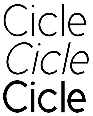 Fresh Free Fonts - Cicle Font | dafont.com