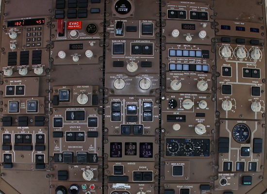 Airplane Control Panel