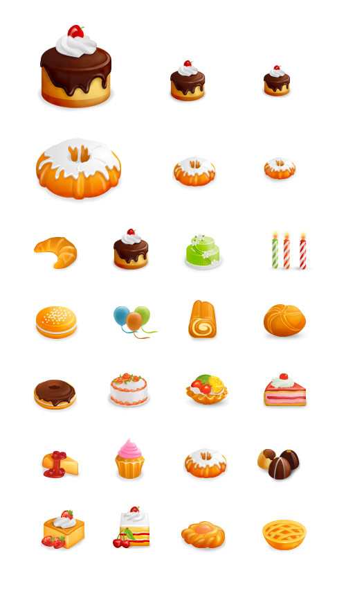 Yummy! Free Food and Cakes Icon Set — Smashing Magazine