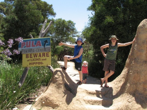 Wayfinding and Typographic Signs - werribee-open-range-zoo