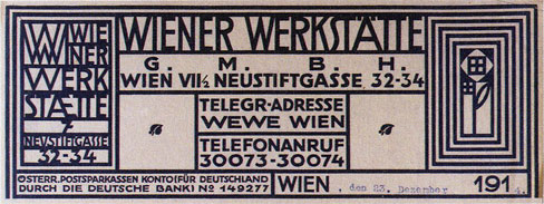 Werkstätte Letterhead