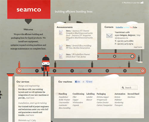 Seamco's bottling line efficiency animation