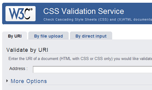 W3C CSS Validation Service