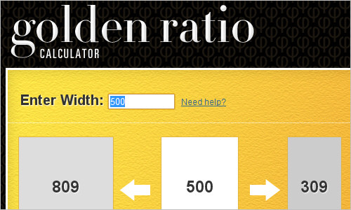 Golden Ratio Calculator