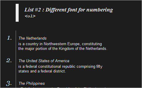 8 different ways to beautifully style your HTML lists with CSS