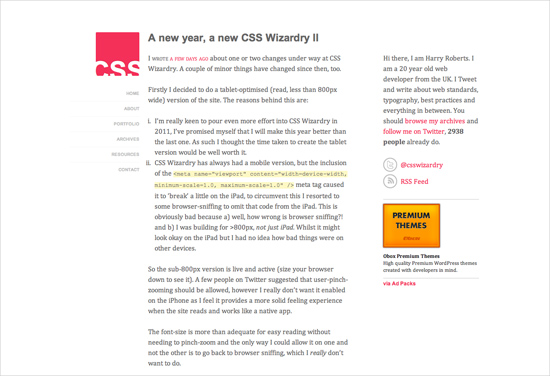 CSS Wizardry