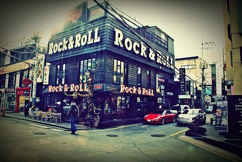 Vintage Signage - Seoul rock