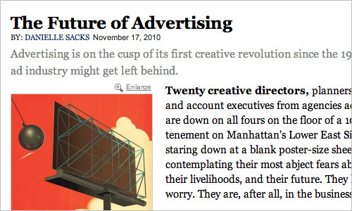 The Future of Advertising