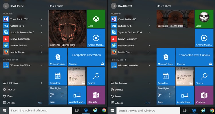 You can pin the web app into the Start menu