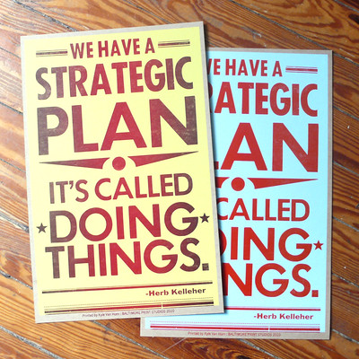 The Strategic Plan poster