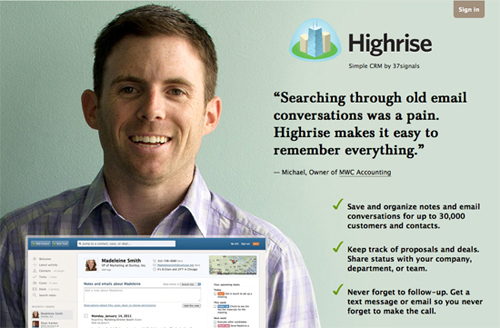 Highrise Landing Page