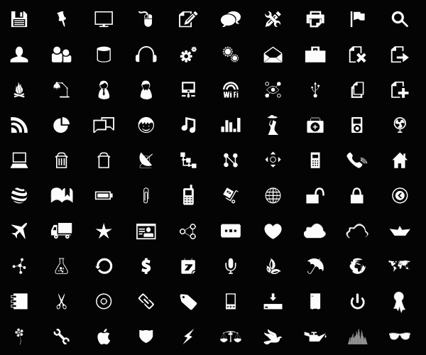Free all-purpose Icons Gcons