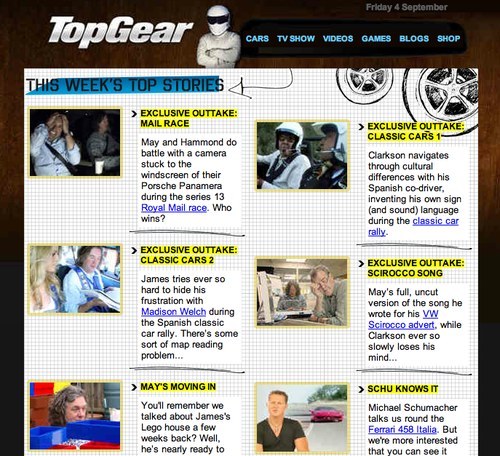 Top Gear newsletter