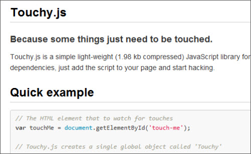 Touchy.js