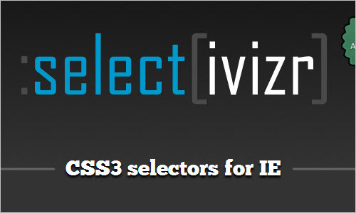 Selectivizr - CSS3 selectors for IE 6-8