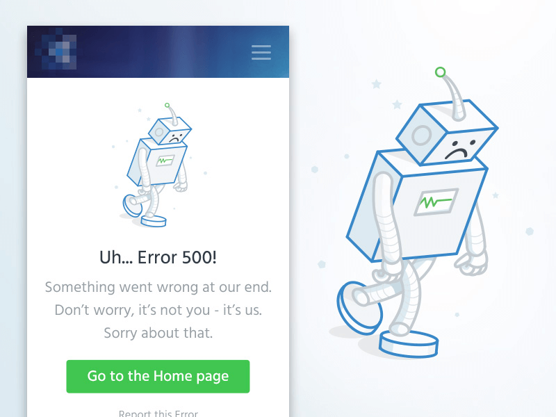 Your 404 page should offer a few key links and directions your user can choose between