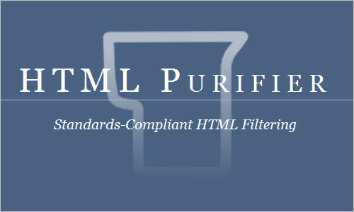 HTML Purifier - Filter your HTML the standards-compliant way!