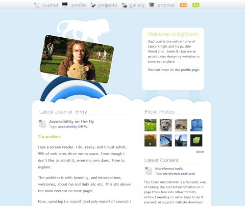 Screenshot Blog Design