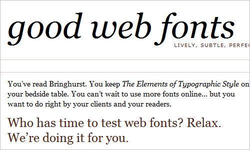 Good Web Fonts for Online Text
