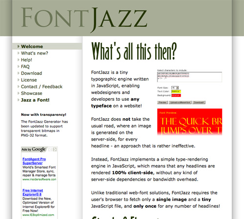 FontJazz