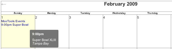 Calendar