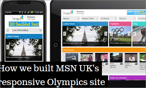 How we built MSN UK's responsive Olympics site