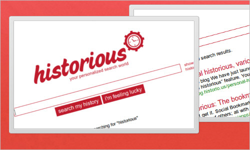 historious - your personalized search world!