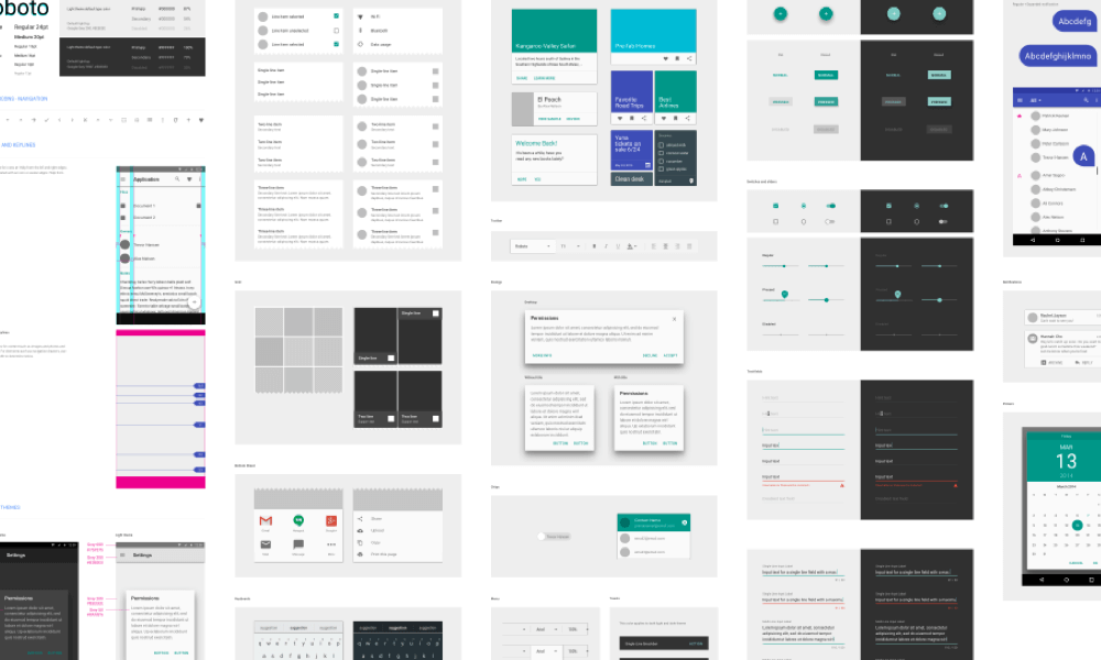 Date Picker Android Material Design Sketch freebie  Download free resource  for Sketch  Sketch App Sources