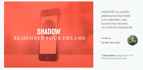 SHADOW | Community of Dreamers, a crowdfunding success