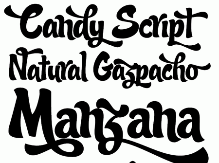 Professional Typefaces - Candy Script