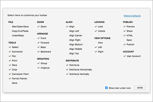 Axure 8 UI customisation