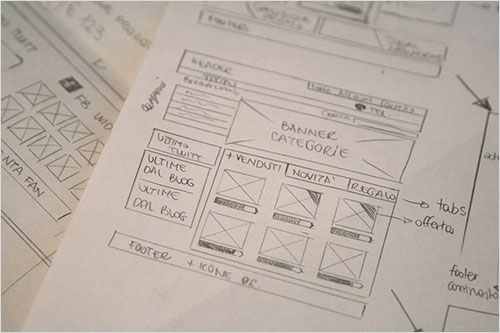 Getting clients to sketch multiple approaches helps them consider the different options available.