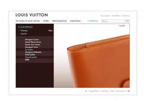 Louis Vuitton - E-Commerce Website - Made with Vue.js