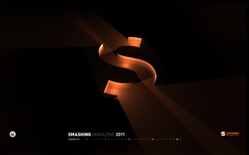 Smashing Wallpaper - January 2011