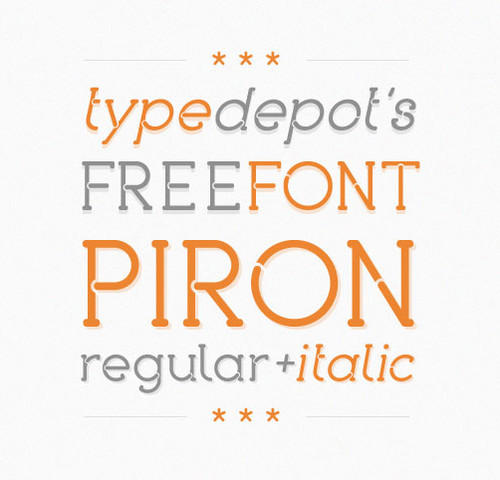 Beautiful Fonts - Piron Free Font