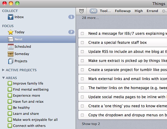 Things App for Mac