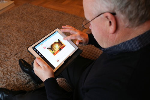 Tommy Dunne, a person living with dementia in Liverpool, UK