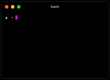 The “wow” mode in Hyper, a terminal app.