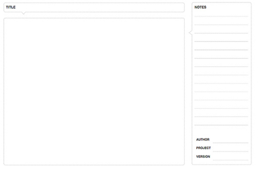 Wireframe template