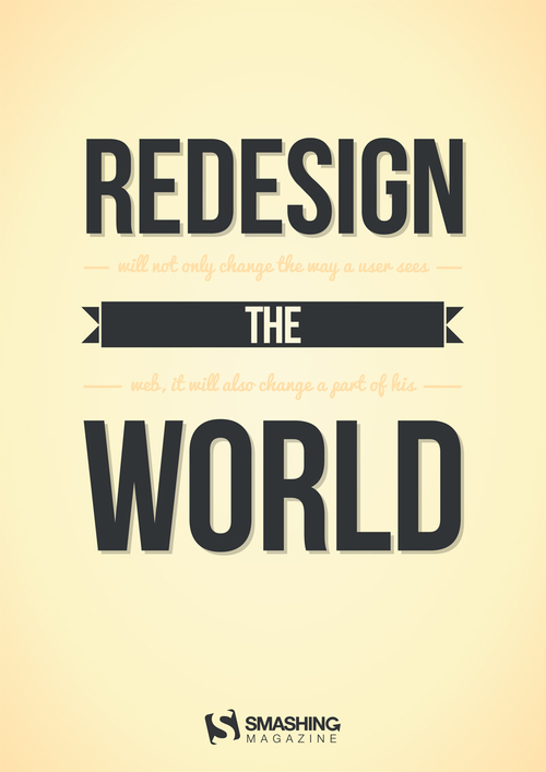 Redesign the Web Poster