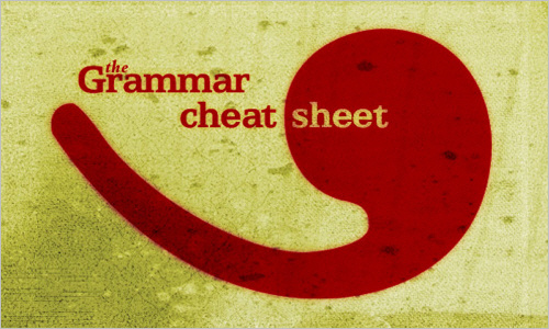 The Grammar Cheat Sheet 