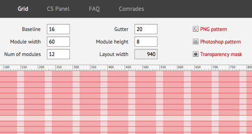 Modular Grid Pattern