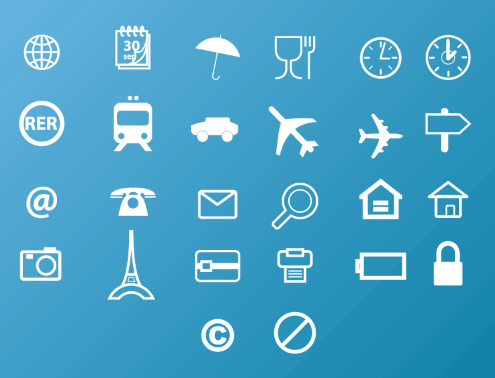 A travel & business vector pack