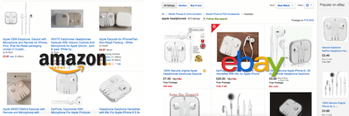Amazon and eBay overwhelming product choice
