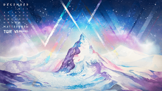 Christmas Wallpaper — The Matterhorn